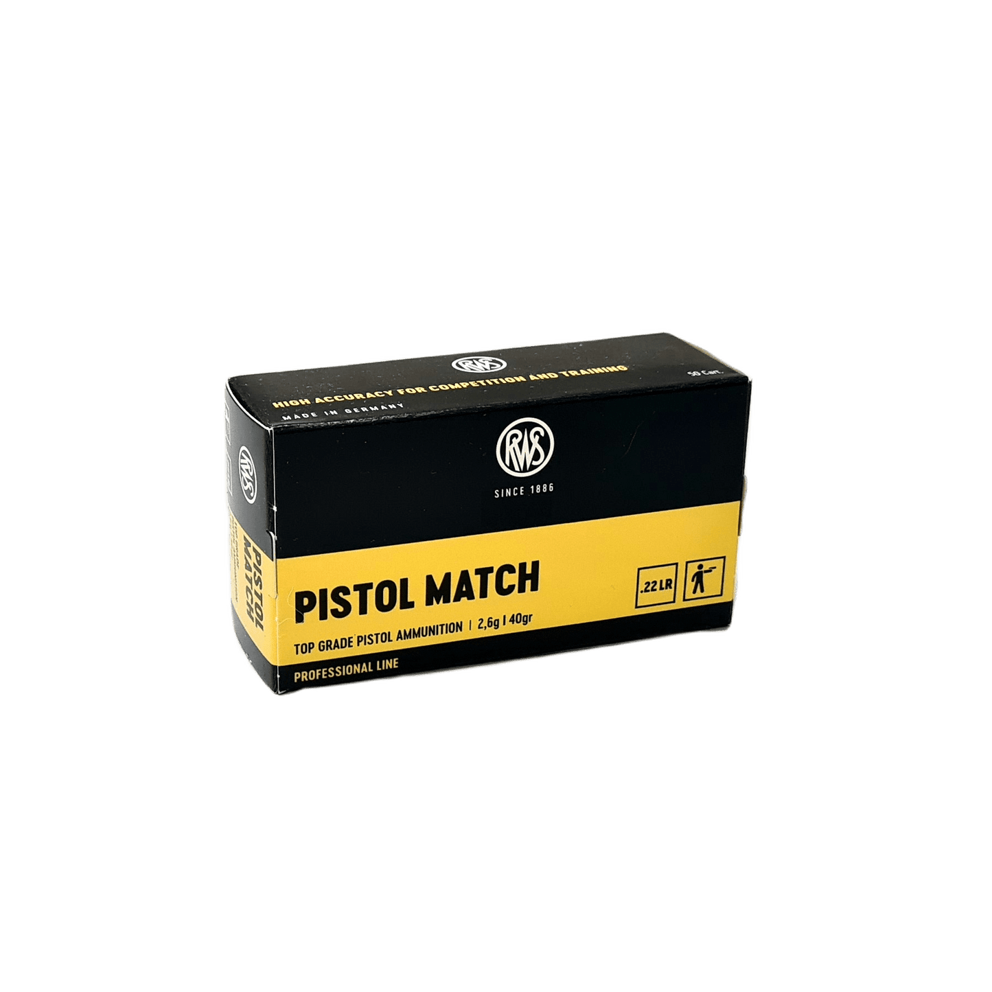 RWS - Pistol Match 22LR 40gr (2132443) - 50pk