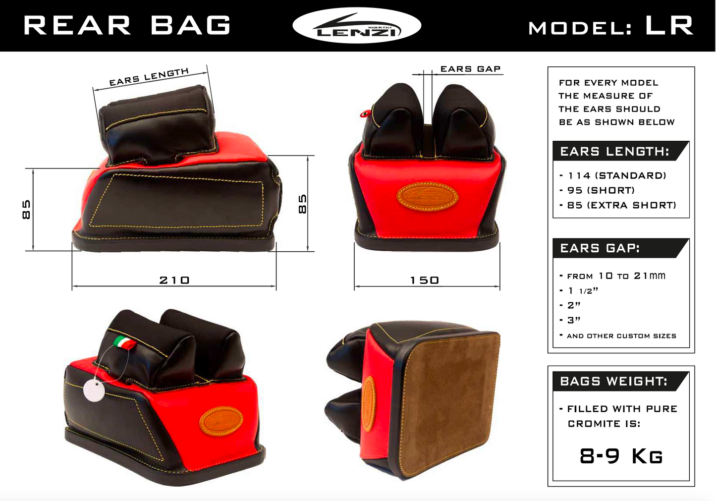 Lenzi - Rear Bag Model LR 17