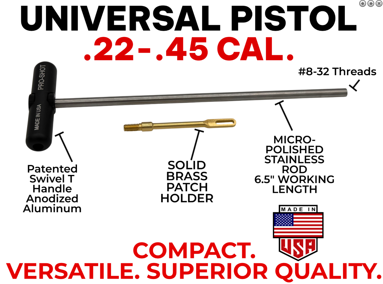 Pro Shot - Universal Pistol Kit (.22 cal & Up)