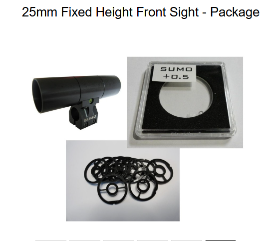 Sumo - Front Sight 25mm Fixed Package