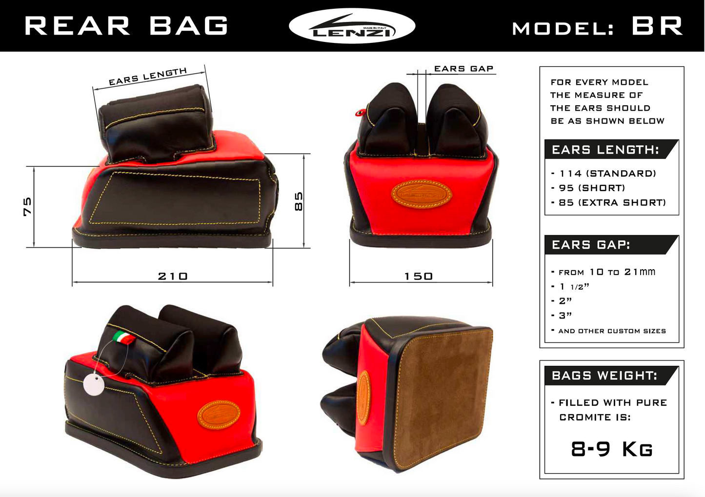 Lenzi - Rear Bag Model BR 19