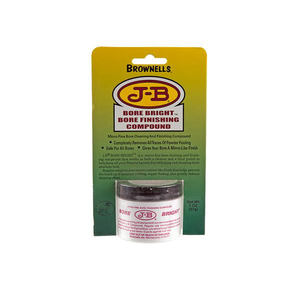 J-B Bore Bright Cleaning Compound - 2 Oz Gun Bore Cleaner & Polish For Rifles