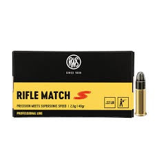 RWS - 22lr Rifle Match S, 40gr 50pk