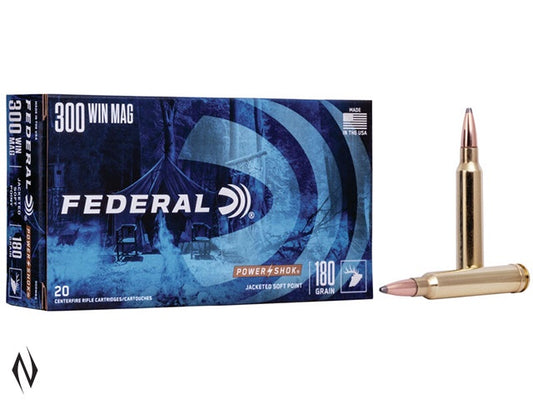 Federal Ammo 300WM 180gr Power-Shok