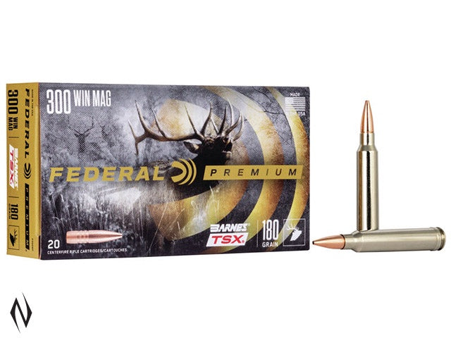 Federal Ammo 300WM 180gr Vital-Shok