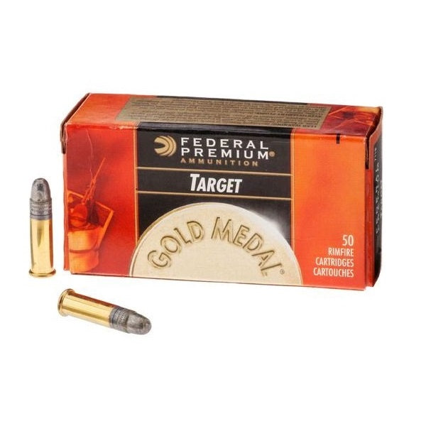 Federal 22LR 40GR Solid SV Gold Medal 1080fps