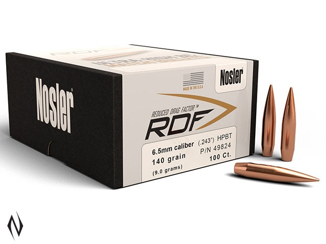 Nosler RDF Proj 6.5 140gr HPBT 100pk