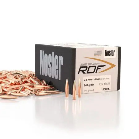 Nosler RDF Proj 6.5mm 140gr HPBT 500 pk