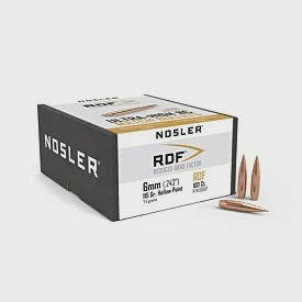 NOSLER RDF PROJECTILE 243 115GR 100PK