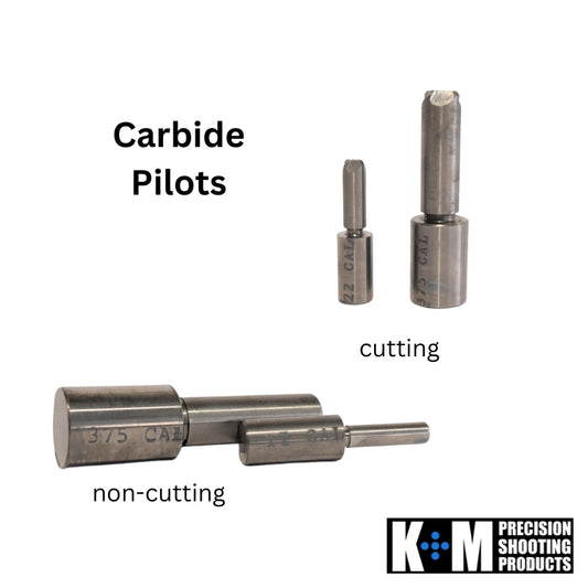 K&M - Neck Turner Carbide Pilots (Cutting & Non Cutting)