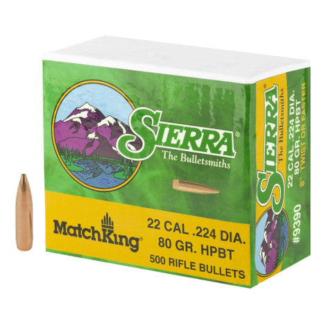 Sierra Proj 22 Cal 80gr HPBT MatchKing (1000)