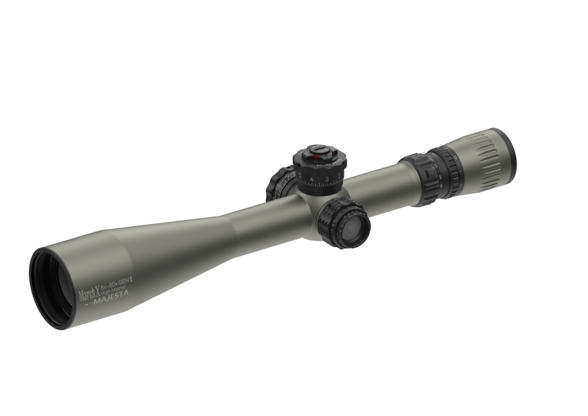 March-X 8-80x56mm Majesta Illuminated Scope