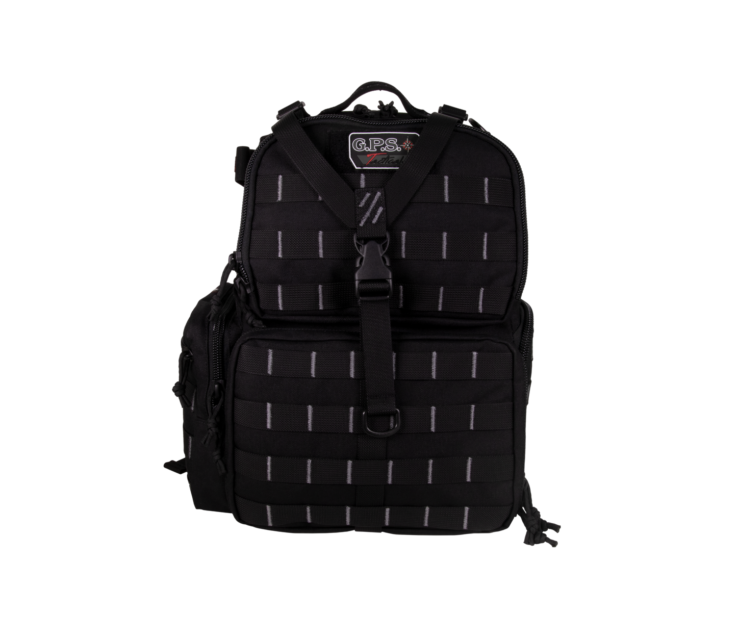 GPS Tactical Range Backpack / Holds 3 Handguns - Black