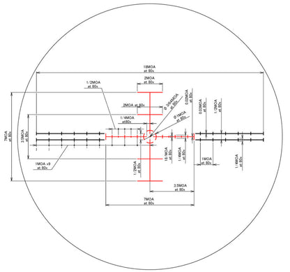 March-X 8-80x56mm Majesta Illuminated Scope