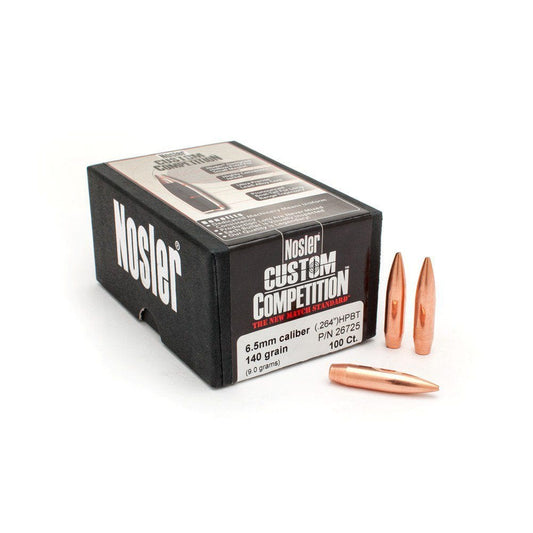 Nosler 6.5mm 140GR HPBT Custom Comp 1000pk