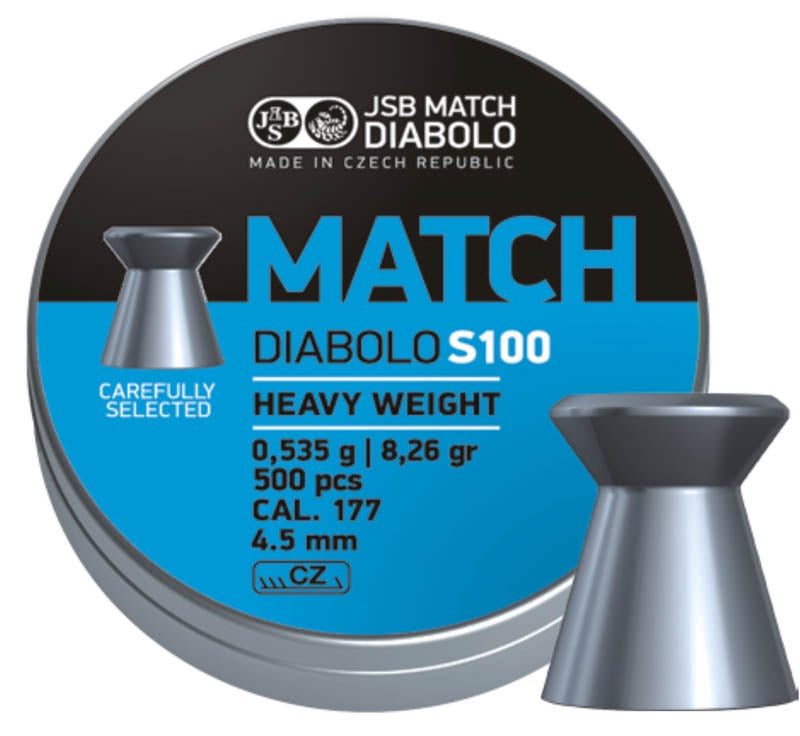 JSB - Diablo Match Airgun Pellets Heavy Weight .177cal - 500pc