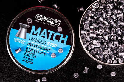JSB - Diablo Match Airgun Pellets Heavy Weight .177cal - 500pc