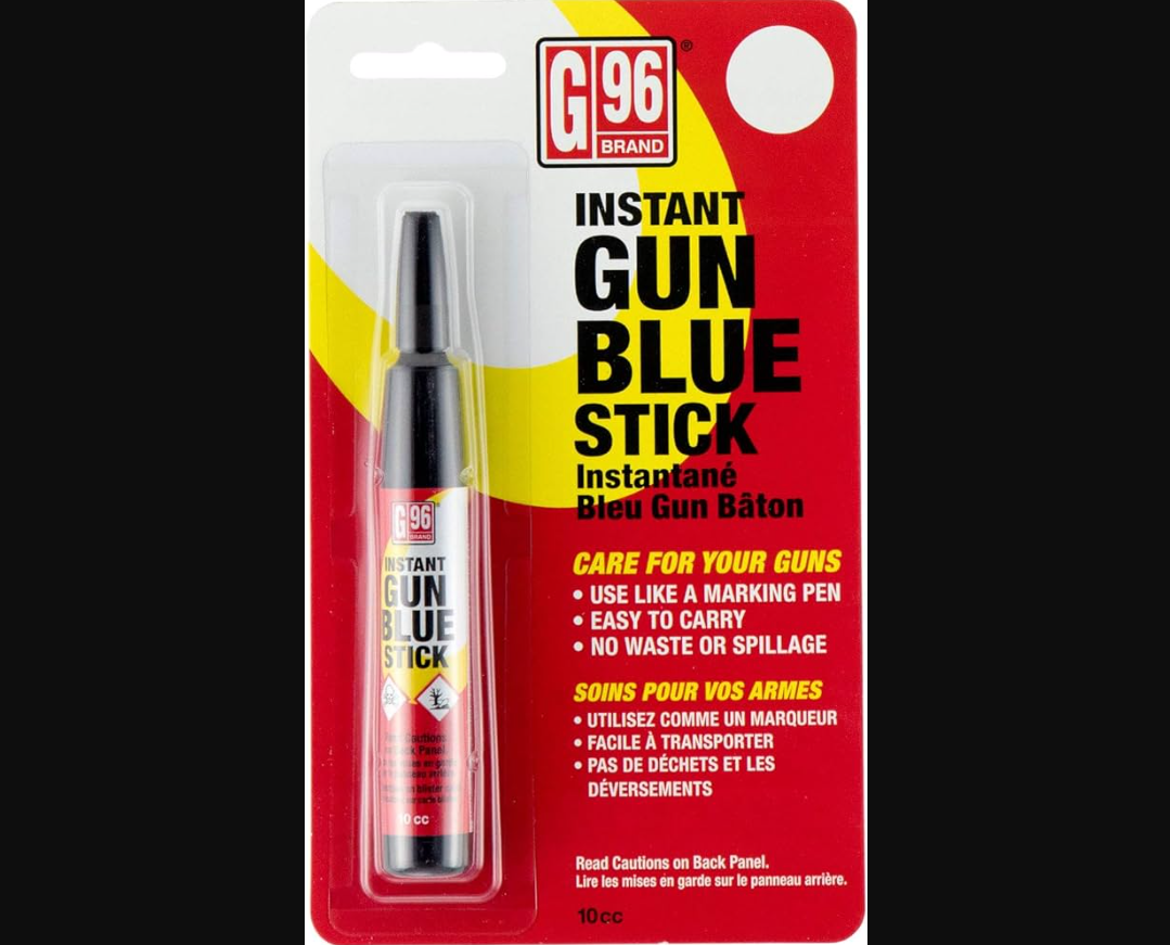 G96 Brand Instant Gun Blue Stick packaging on a white background