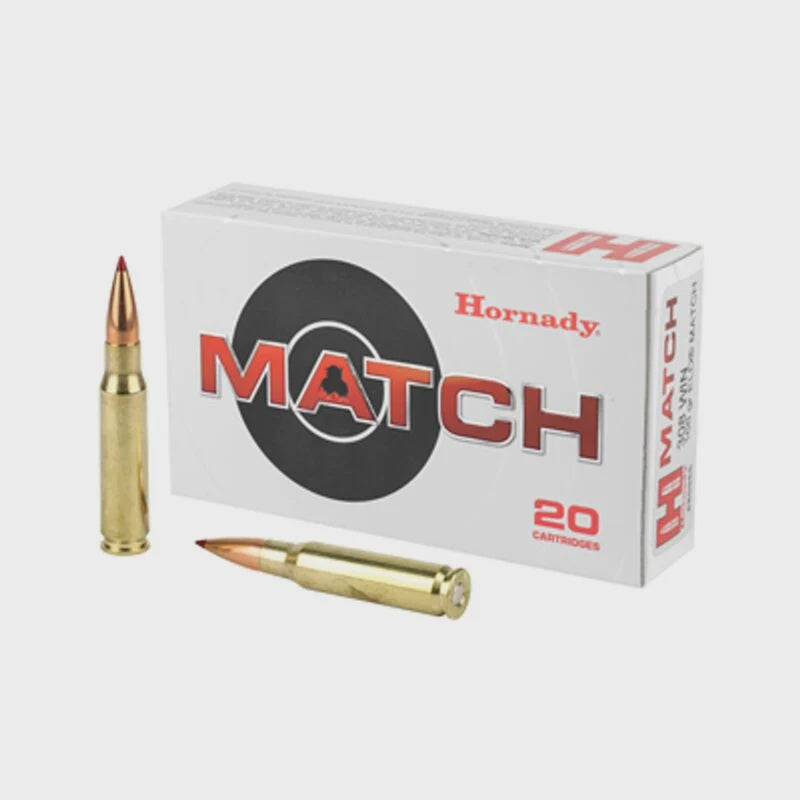 Hornady - 308 Win 168gr BTHP Match - 20pk