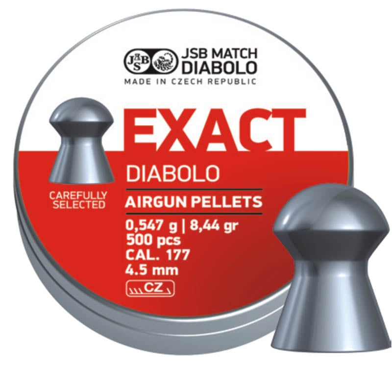 JSB - Diablo Exact Airgun Pellets, .177cal - 500pc