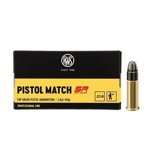 RWS PISTOL MATCH 22LR SOFT RECOIL