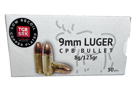 TigerShark -  9mm LUGER Pistol Ammunition (50pk)