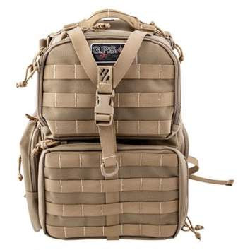 GPS Tactical Range Backpack / Holds 3 Handguns - Tan