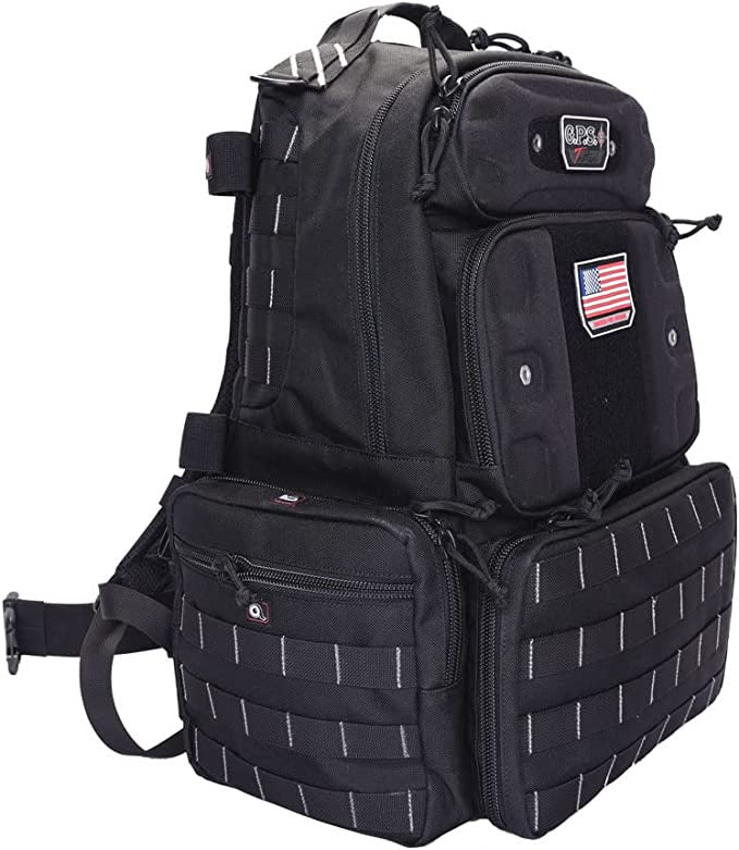 GPS Tactical Range Backpack Tall - Black